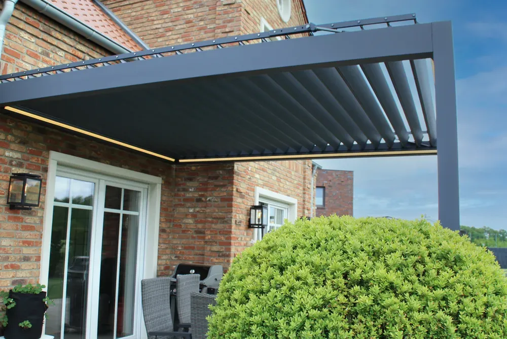 Pergola metalowa wykonana na zamówienie przez MAPALU