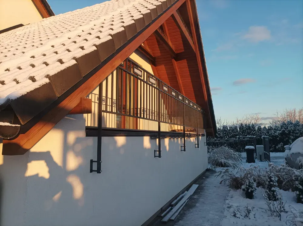 Balustrada metalowa wykonana na zamówienie przez MAPALU